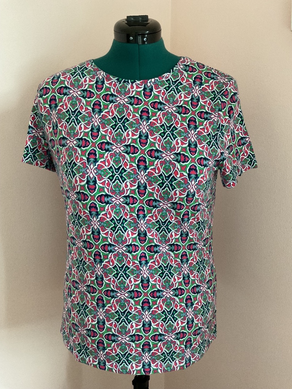 Talbots Short Sleeve Print Tee
